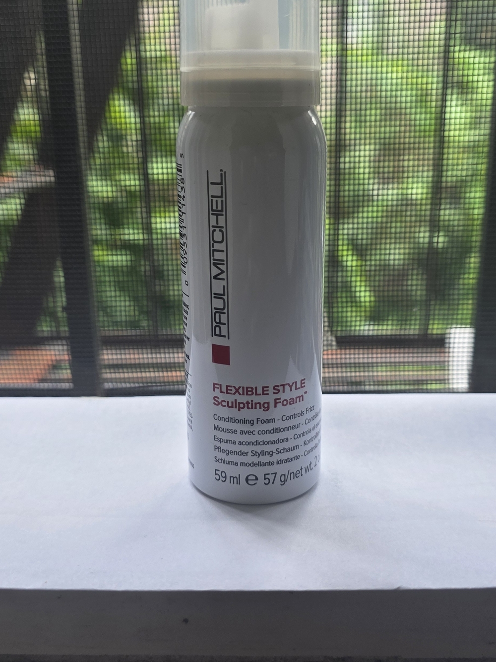 Paul Mitchell Flexible Style Sculpting Foam - White with Red Accent
